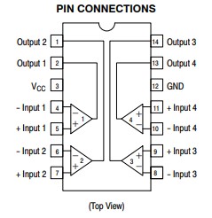 LM339N Pin Diagram