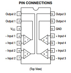 LM339N Pin Diagram