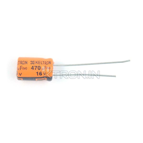 KSTC0118 16v 470uF Electrolytic Capacitor