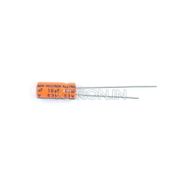 KSTC0119 63V 10uF Electrolytic Capacitor