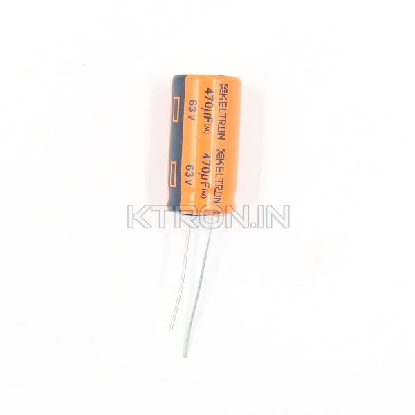 KSTC0120 63V 470uF Electrolytic Capacitor