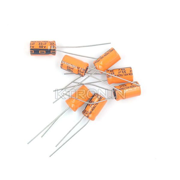 KSTC0123 50V 33uF Electrolytic Capacitor