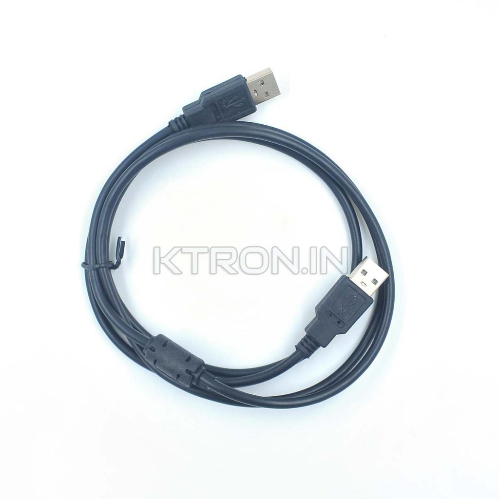 Buy USB Male To Male Cable - USB 2.0 Type A - KTRON India