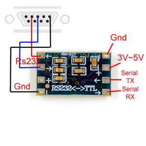 Buy RS232 To TTL Converter Module - TTL / UART Trasnceiver - KTRON India