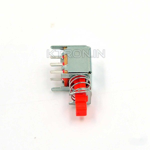 Buy Push To ON OFF Horizontal Switch 1A DPDT KTRON India