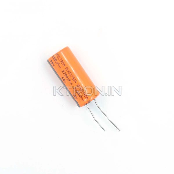 50V 2200uF Electrolytic Capacitor - 22 x 37mm