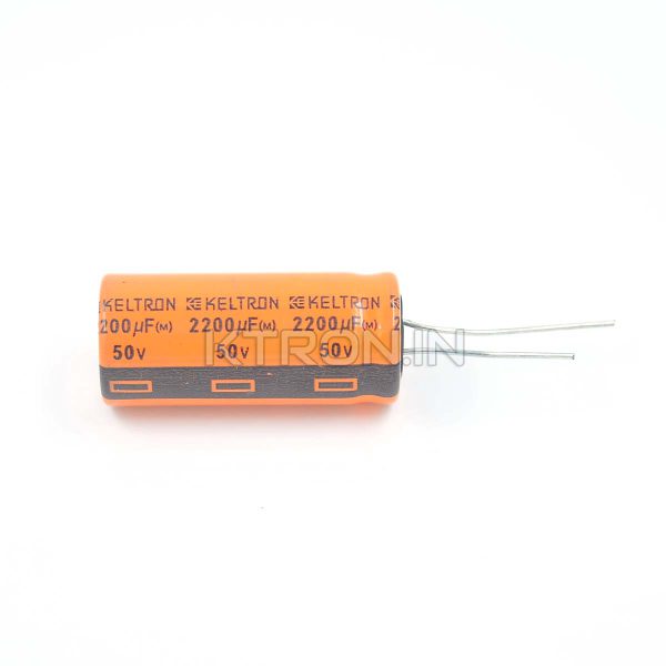 kstc0488-50V 2200uF Electrolytic Capacitor - 22x37mm