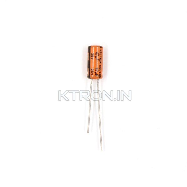 KSTC0771 25v 47uF Electrolytic Capacitor