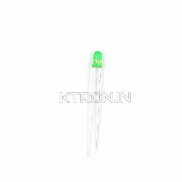 KSTL0689 Pure Green LED 3mm
