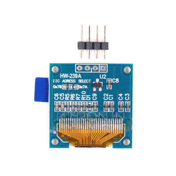 KSTM0835 0.96 Inch OLED Display - I2C/IIC - Yellow + Blue Colour