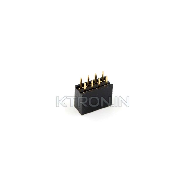 KSTC1053 Flow Solder 4x2 Female - Straight - 2.54mm Pitch