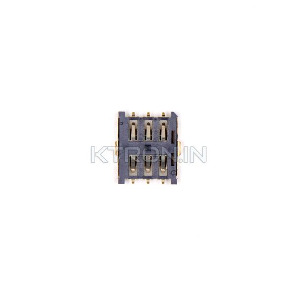 KSTS1027 Nano SIM Card Holder - 6Pin Push Type - Without Spring