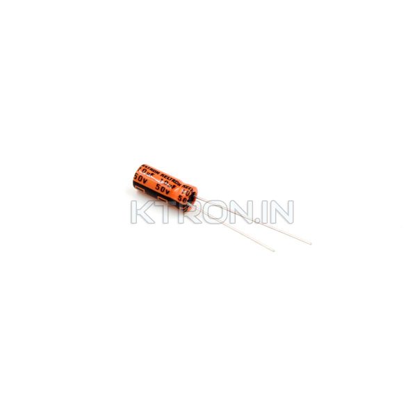 KSTC1109 50V 10uF Electrolytic Capacitor - 5x11mm - Keltron