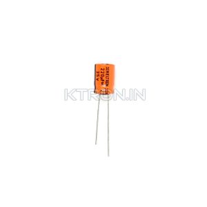 KSTC1110 25V 220uF Electrolytic Capacitor 8X12.5mm TH