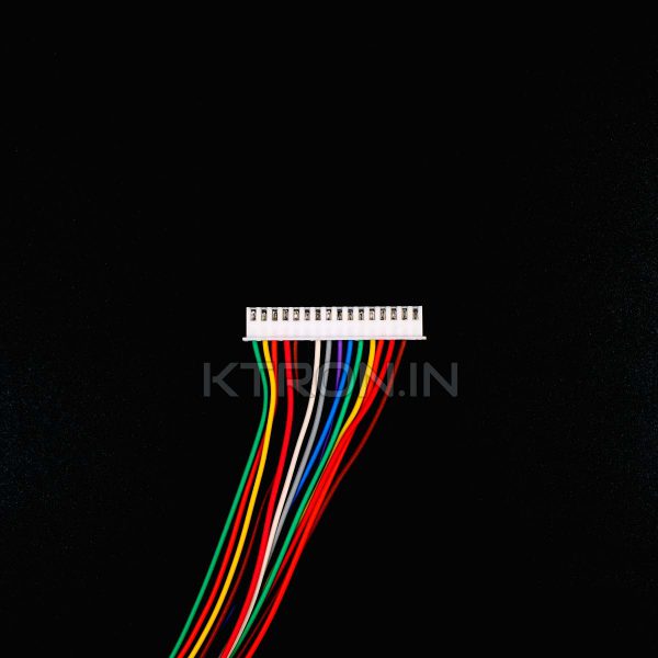 KSTC1241 16 Pin 2515 JST XH Female Cable - Single Side - 11 inch
