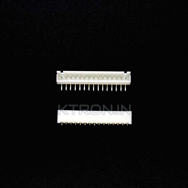 KSTC1302 2515 15 Pin Male Right Angle Connector- 2.54mm Pitch