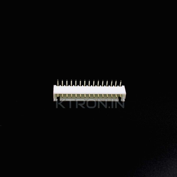 KSTC1302 2515 15 Pin Male Right Angle Connector- 2.54mm Pitch