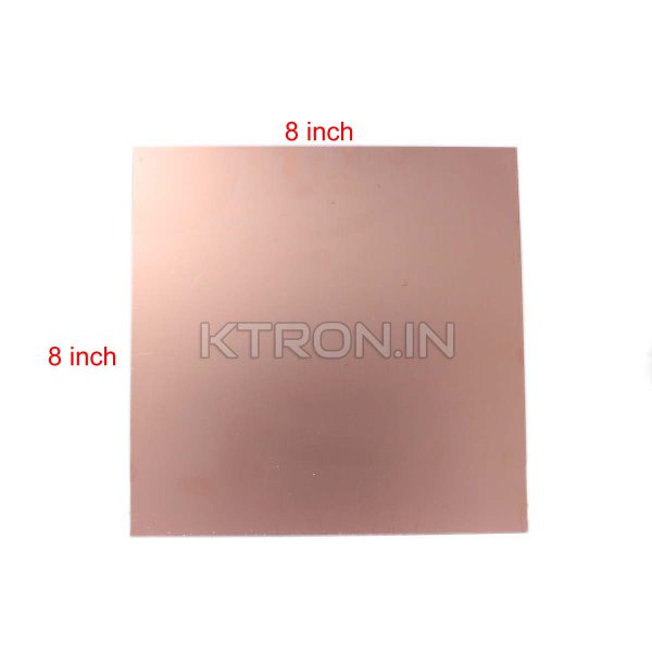 KSTP1229 Copper Clad Blank PCB 8X8 Inches - Single side
