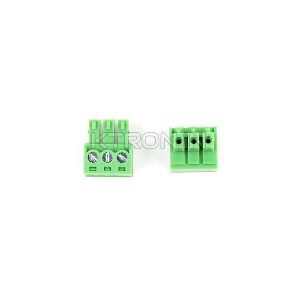 KSTC1376 Xinya XY2500 3 Pin Female Terminal - R/A 3.81mm Pitch