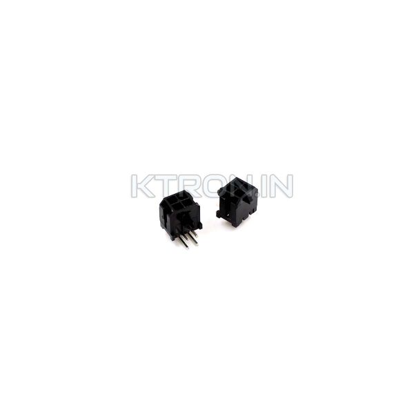 KSTC1379 4 pin Micro Fit 302 Right Angle Connector - 2x2pin - 3mm Pitch