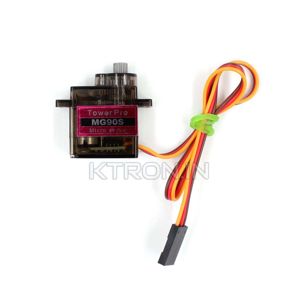 Buy Tower Pro MG90S Micro Servo Motor 180° Rotation KTRON India