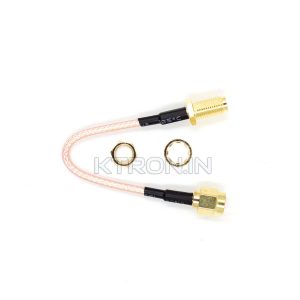 KSTC1462 - SMA Male to SMA Female Cable - 10cm Length