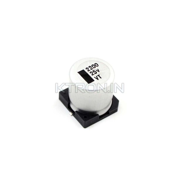 KSTC1535 2200uF 25V SMD Electrolytic Capacitor - 16 x 16.5 mm - 20%