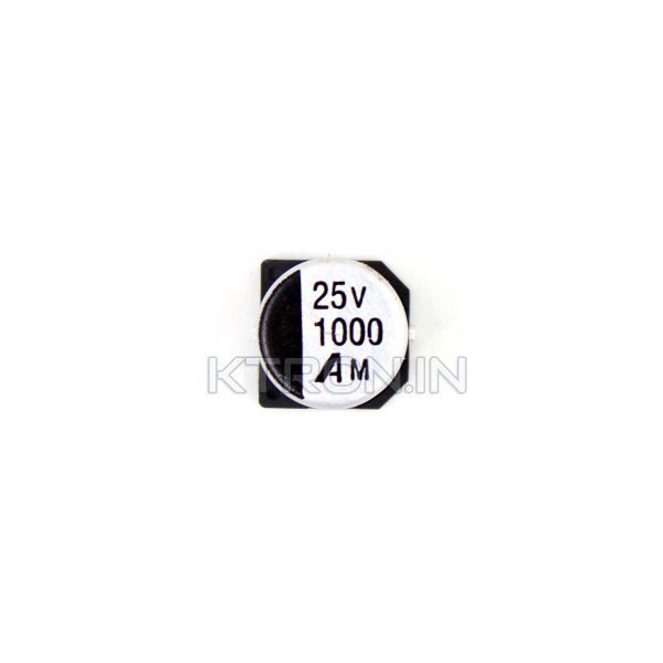 KSTC1536 25V 1000uF SMD Electrolytic Capacitor - 10x10.5 mm - 20%