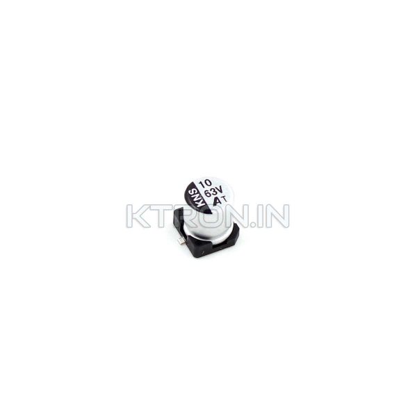 KSTC1538 10uF 63V SMD Electrolytic Capacitor - 5 x 5.7 mm - 20%