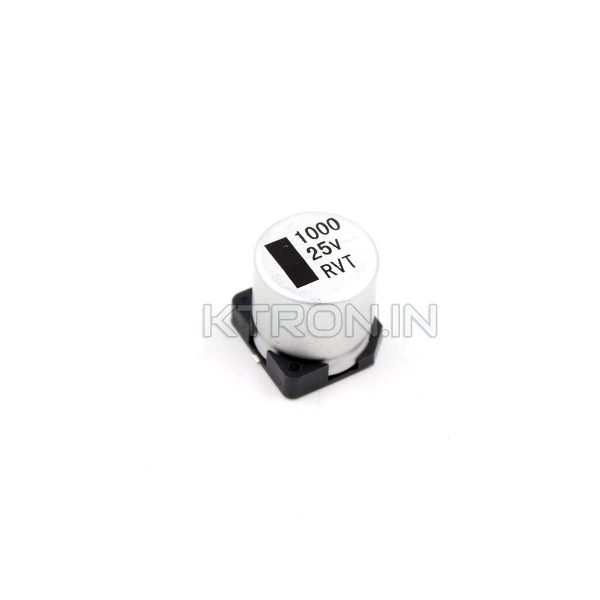 KSTC1562 1000uF 25V SMD Electrolytic Capacitor - 12.5 x 13.5 mm ROQANG