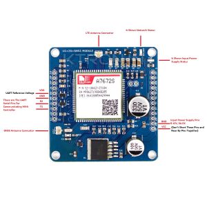 KSTM1548 SIM A7672S 4G + 2G LTE Development Board - With GNSS