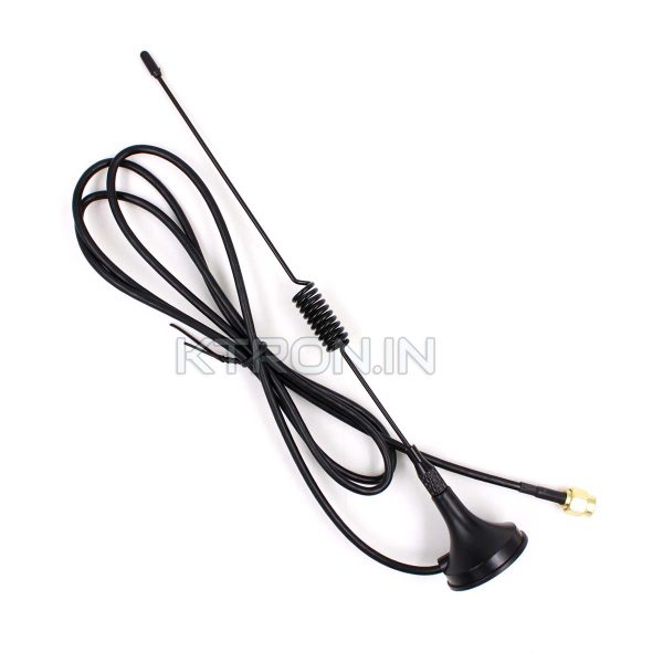 KSTA1571 Magnetic Mount Spring Antenna - 3 dbi - 1 Mtr Wire