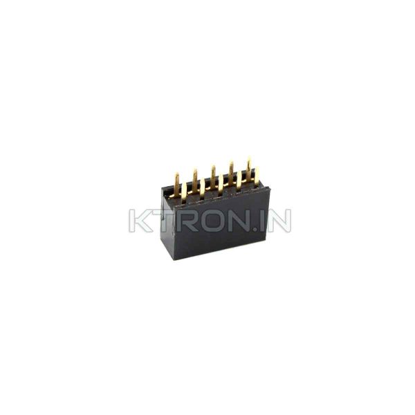 KSTC1565 Berg Strip Female 5x2 - 2.54mm Pitch