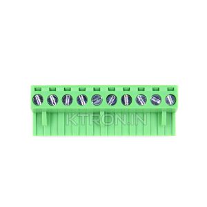 Keszoox 10 Sets 5.08mm Pitch Male & Female No Soldeing Geen