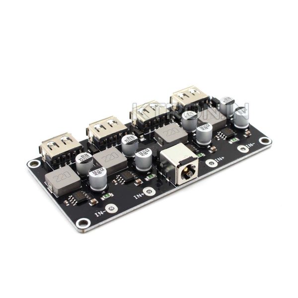 KSTM1639 4 Channel USB Dc Dc Buck Converter Fast Charger Module QC3.0 QC2.0