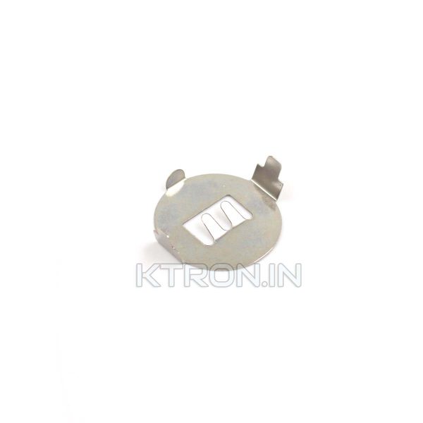 KSTC1681 CR2032 Battery Button Cell Holder-TH - 20mm Metal Through-Hole
