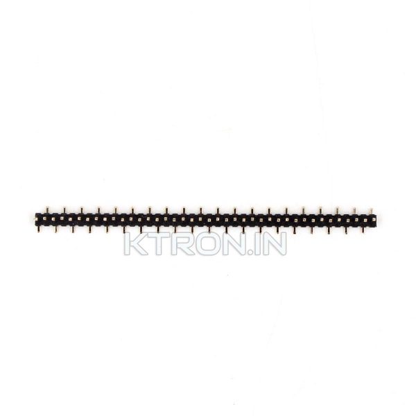KSTC1842 Header Pins 40x1 SMD - 1.27mm Pitch - Brass