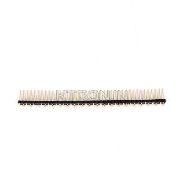 KSTC1842 Header Pins 40x1 SMD - 1.27mm Pitch - Brass