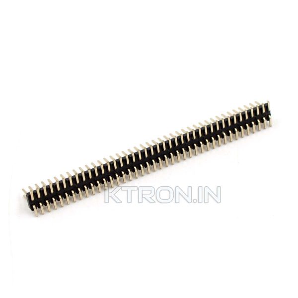 KSTC1843 Header Pins 40x2 SMD - 1.27mm Pitch - Brass