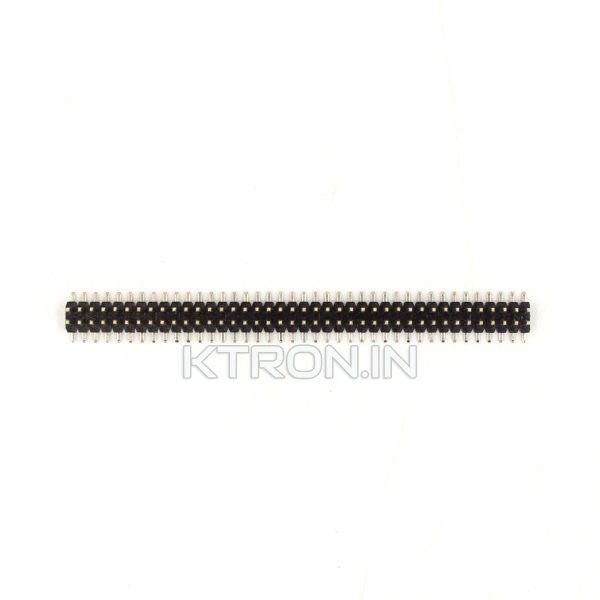 KSTC1843 Header Pins 40x2 SMD - 1.27mm Pitch - Brass