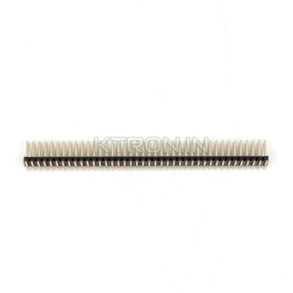 KSTC1843 Header Pins 40x2 SMD - 1.27mm Pitch - Brass