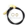 KSTC1845 SMA Male Right Angle to SMA Female Cable - RG174 - 30cm Length