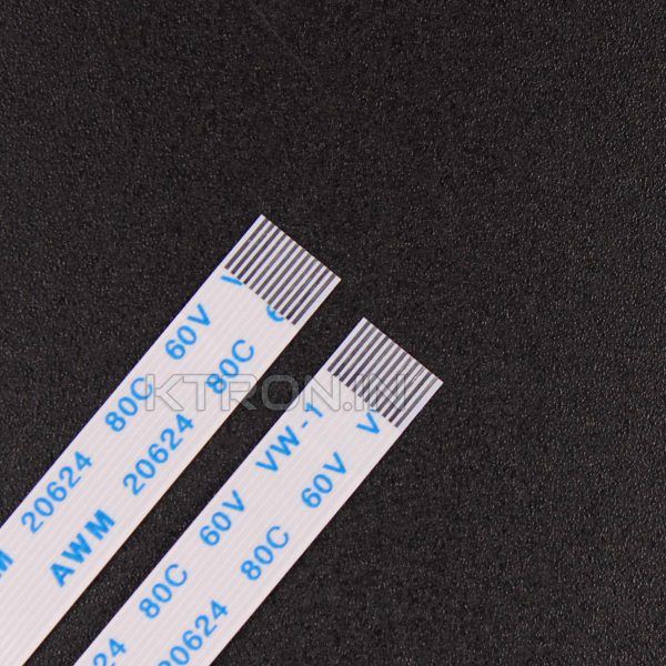 KSTC1890 FFC Cable 12 pin 0.5mm Pitch - 100mm length - Type A