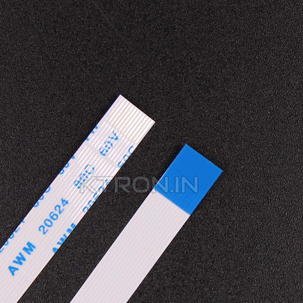 KSTC1893 FFC Cable 12 pin 0.5mm Pitch - 100mm length - Type B