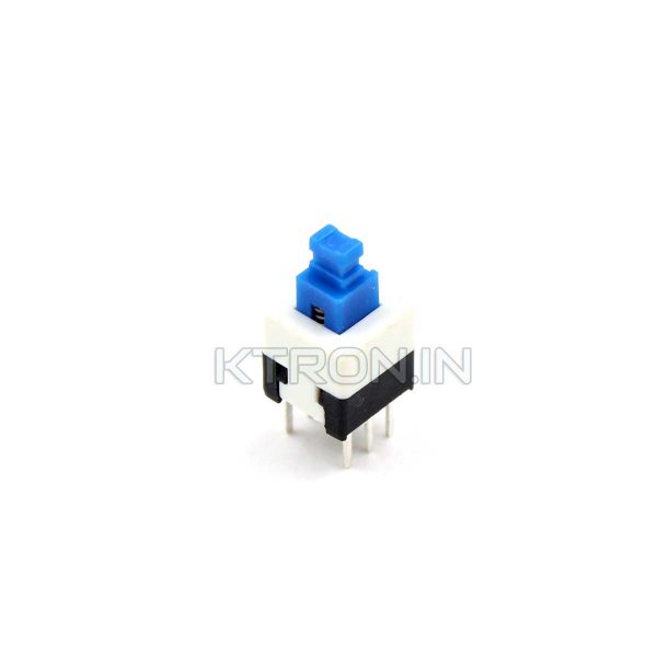Buy PB70 Switch 6 Pin - Push To ON Push To OFF - 7x7mm DPDT - KTRON India