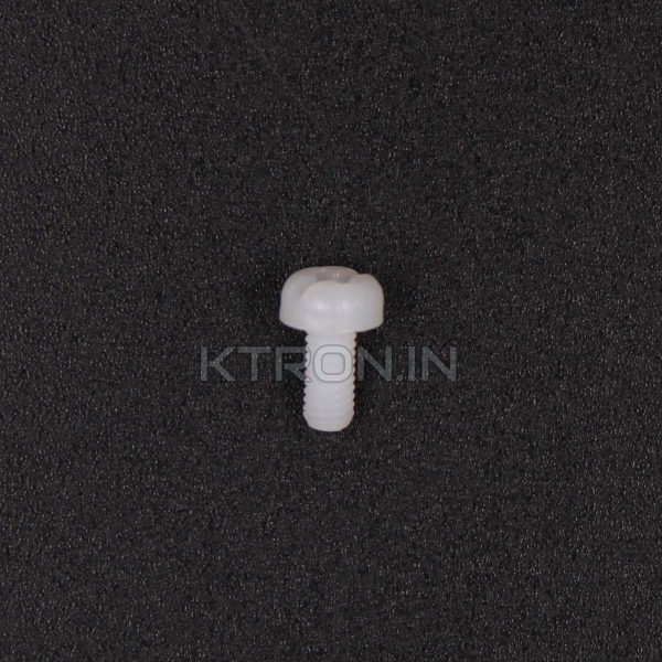 KSTP1997 Nylon Screw M3 x 6 mm - White - Pan Combi Head