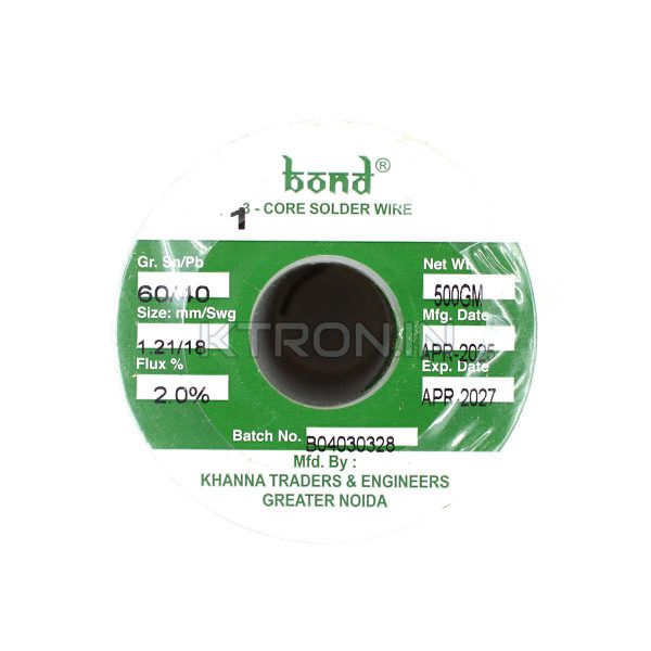 KSTS1995 Bond Solder Wire 500gm - 60/40 - 18 SWG