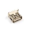 KSTC2002 USB Female Connector - Type A - SMD - 4 pin - TH Lock 2 Pins - Horizontal