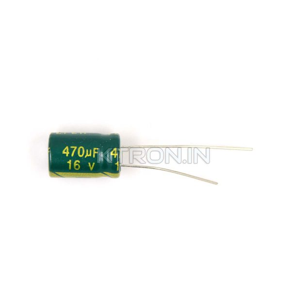 KSTC2011 16V 470uF Electrolytic Capacitor TH